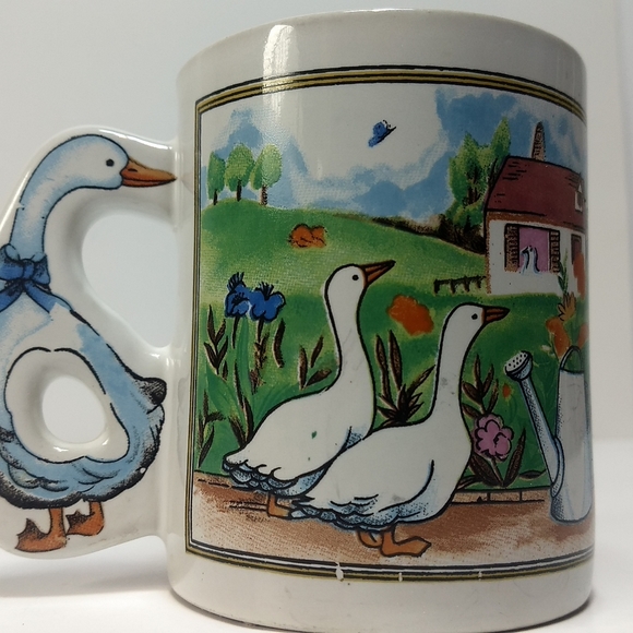 VTG " goose" ceramic pottery mug - Picture 2 of 3